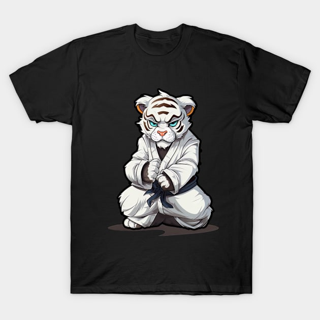 Karate Tiger - Stronger than ever (no words) T-Shirt by Tee-Magination